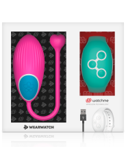 WEARWATCH - HUEVO CONTROL REMOTO TECHNOLOGY WATCHME FUCSIA / AGUA MARI