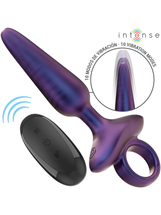 INTENSE - MARLON VIBRADOR ANAL PLUG MODELO 4 CONTROLE REMOTO