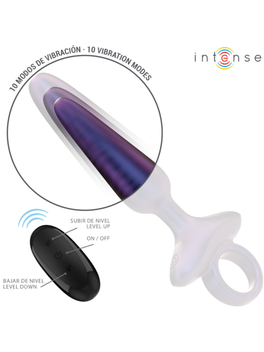 INTENSE - MARLON VIBRADOR ANAL PLUG MODELO 4 CONTROLE REMOTO