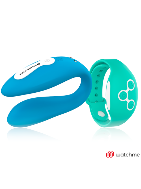 WEARWATCH - DUAL-TECHNOLOGIE-WATCHME-VIBRATOR INDIGO/MEERWASSER