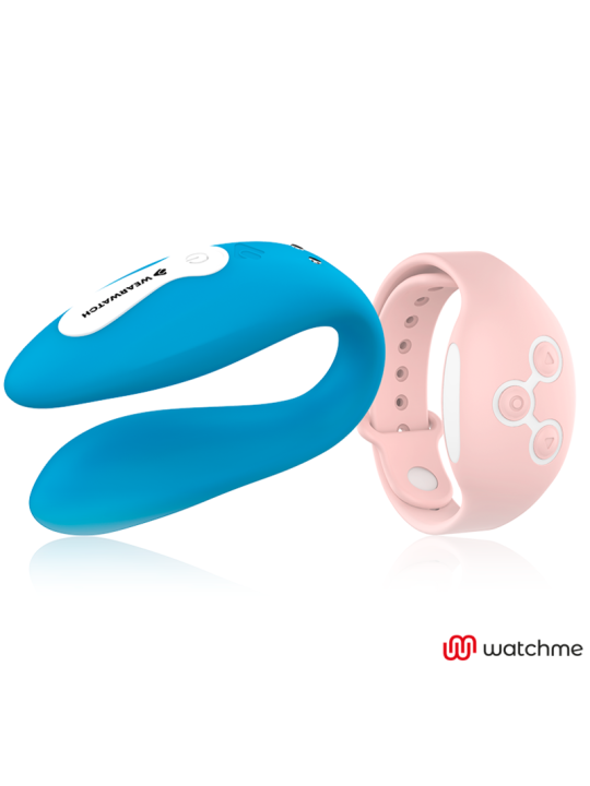 WEARWATCH - DUBBELE TECHNOLOGIE VIBRATOR WATCHME INDIGO / ROZE