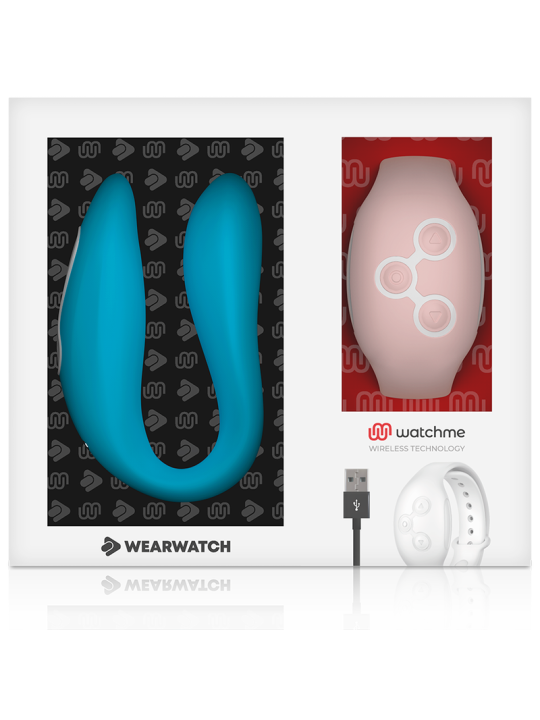 WEARWATCH - VIBRADOR WATCHME DUAL TECHNOLOGY INDIGO / ROSA