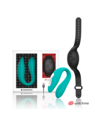 WEARWATCH - VIBRADOR DE TECNOLOGIA DUPLA WATCHME AQUAMARINE / JET