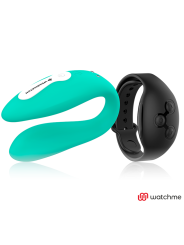WEARWATCH - VIBRADOR DUAL TECHNOLOGY WATCHME AGUAMARINA / AZABACHE