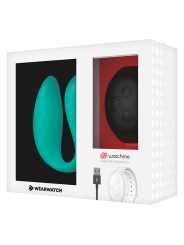 WEARWATCH - VIBRADOR DUAL TECHNOLOGY WATCHME AGUAMARINA / AZABACHE