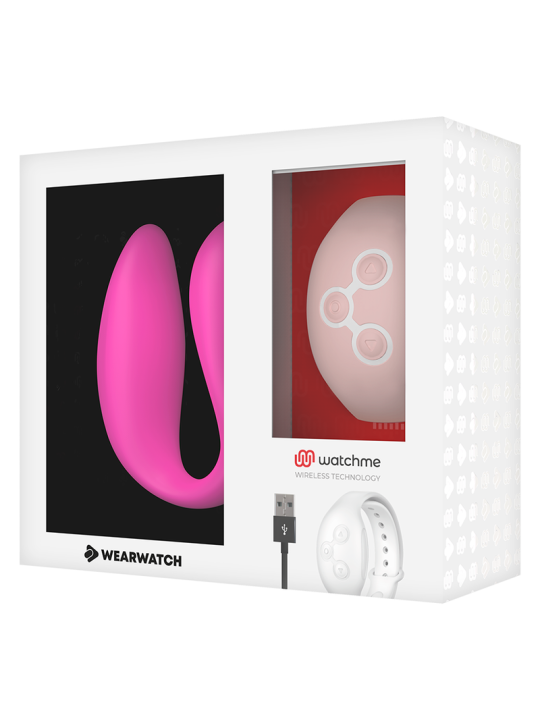 WEARWATCH - VIBRATORE WATCHME DOPPIA TECNOLOGIA FUCSIA / ROSA