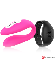 WEARWATCH - VIBRADOR WATCHME DUAL TECHNOLOGY FÚCSIA/AZABACHE