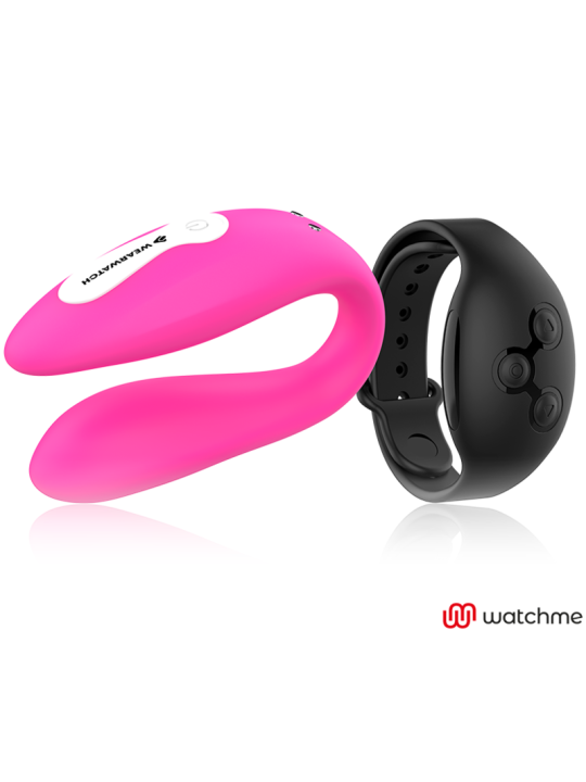 WEARWATCH - VIBRATORE WATCHME DOPPIA TECNOLOGIA FUCSIA/AZABACHE