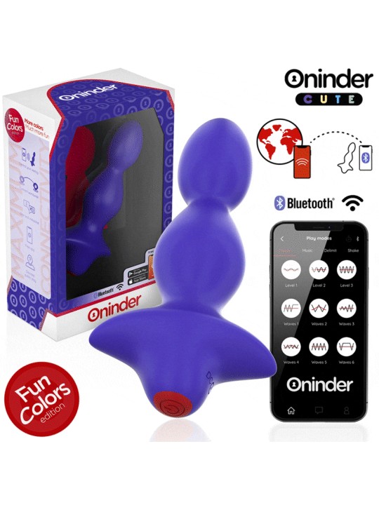 ONINDER CUTE - LOVE BUTT VIBRADOR PLUG ANAL DILATADOR - APP MUNDIAL GR