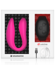 WEARWATCH - VIBRADOR WATCHME DUAL TECHNOLOGY FÚCSIA/AZABACHE