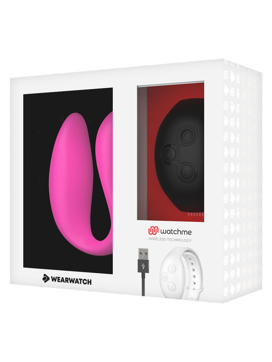 WEARWATCH - WATCHME DUAL TECHNOLOGY VIBRATOR FUCHSIA/AZABACHE