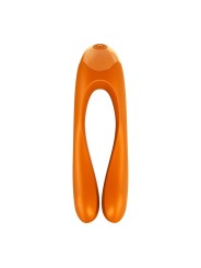 SATISFYER - VIBRATORE DA DITO CANDY CANE ARANCIONE