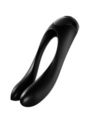 SATISFYER - CANDY CANE VIBRADOR DEDO NEGRO