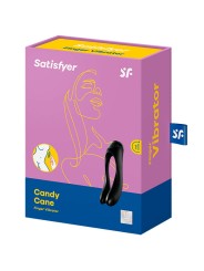 SATISFYER - CANDY CANE VIBRADOR DEDO NEGRO