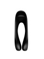 SATISFYER - CANDY CANE FINGER VIBRATOR BLACK