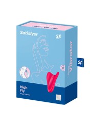 SATISFYER - HIGH FLY VIBRADOR DEDAL FUCHSIA