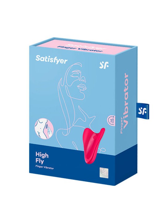 SATISFYER - HIGH FLY VIBRATOR VINGERHOED FUCHSIA