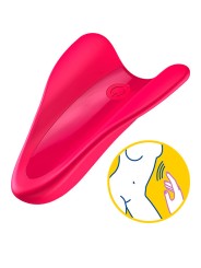 SATISFYER - HIGH FLY VIBRADOR DEDAL FUCHSIA