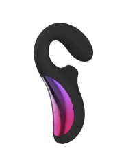 LELO - ENIGMA DOBLE ESTIMULACIÓN SUCCION MASAJEADOR NEGRO