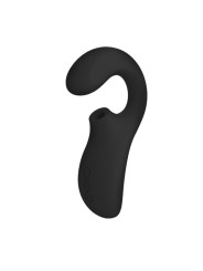 LELO - ENIGMA DOBLE ESTIMULACIÓN SUCCION MASAJEADOR NEGRO