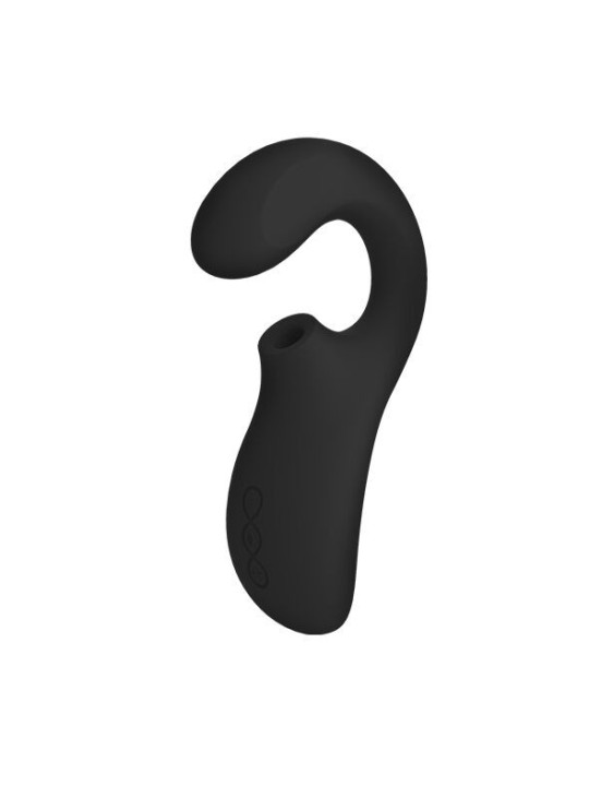 LELO - ENIGMA DOBLE ESTIMULACIÓN SUCCION MASAJEADOR NEGRO