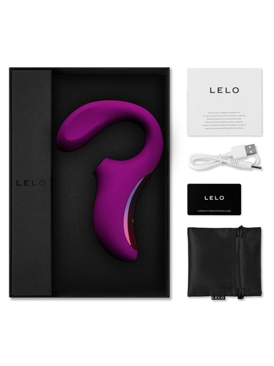 LELO - ENIGMA DOUBLE SUCTION STIMULATION PURPLE MASSAGER