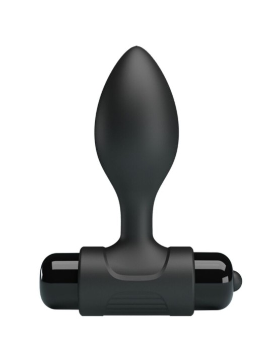 PRETTY LOVE - VIBRA BUTT 10 VIBRATIONS ANAL PLUG BLACK