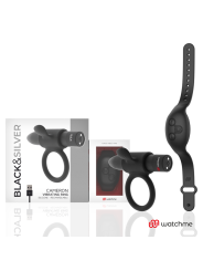 BLACK&SILVER - CAMERON AFSTANDSBEDIENING COCKRING WATCHME