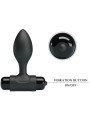 PRETTY LOVE - VIBRA BUTT 10 VIBRATIONS ANAL PLUG BLACK