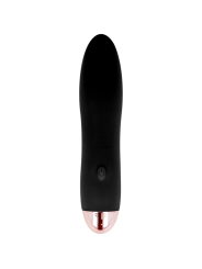 DOLCE VITA - VIBRATEUR RECHARGEABLE QUATRE NOIR 7 VITESSES