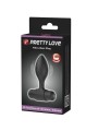 PRETTY LOVE - VIBRA BUTT 10 VIBRAZIONI PLUG ANALE NERO