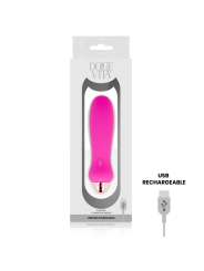 DOLCE VITA - VIBRATEUR RECHARGEABLE CINQ ROSE 7 VITESSES