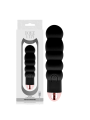 DOLCE VITA - AUFLADBARER VIBRATOR SECHS SCHWARZ 7 GESCHWINDIGKEITEN