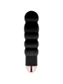DOLCE VITA - AUFLADBARER VIBRATOR SECHS SCHWARZ 7 GESCHWINDIGKEITEN