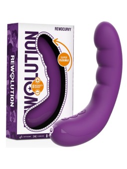 REWOLUTION - VIBRADOR FLEXÍVEL RECARREGVEL REWOCURVY