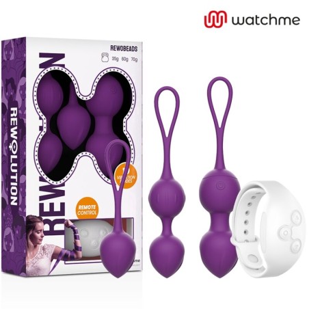 REWOLUTION - REWOBEADS VIBRIERBLLE FERNBEDIENUNG MIT WATCHME-TECHNOLOG