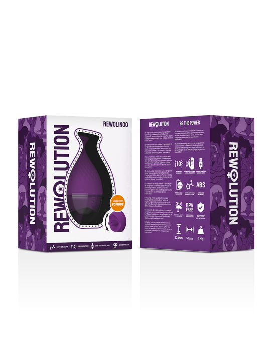REWOLUTION - REWOLINGO VIBRATEUR AVEC LANGUE