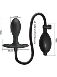 PRETTY LOVE - PLUG ANALE GONFIABILE NERO