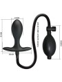 PRETTY LOVE - PLUG ANAL INFLÁVEL PRETO