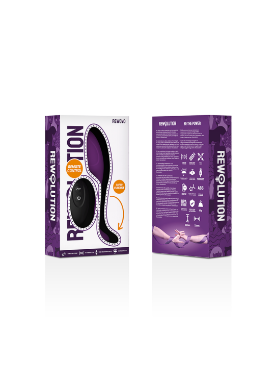 REWOLUTION - REWOVO TÉLÉCOMMANDE VIBRATEUR OEUFS