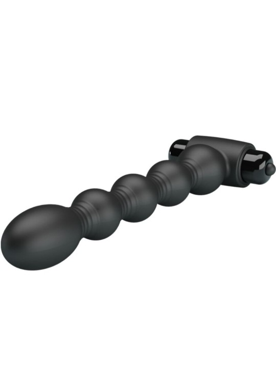 PRETTY LOVE - PLUG ANAL LYNN SILICONE 10 VIBRATIONS NOIR