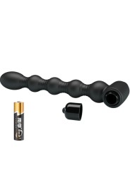 PRETTY LOVE - LYNN SILIKON ANAL PLUG 10 VIBRATIONEN SCHWARZ