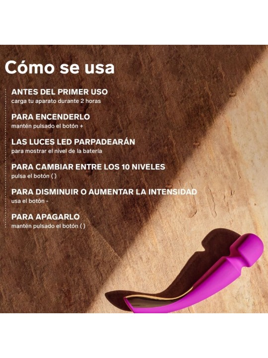 LELO - MASAJEADOR SMART MEDIUM WAND 2 VERDE AGUA