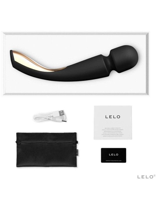 LELO - SMART MEDIUM WAND 2 MASSAGER PRETO