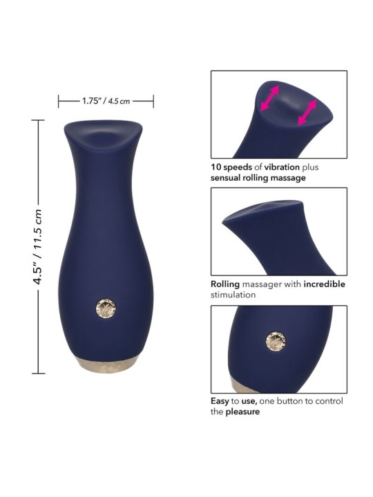 CALEXOTICS - CHIC TULPE MASSAGER BLAU