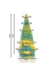 EPIC - DILDO TENTÁCULO VERDE CETUS TAMANHO PEQUENO