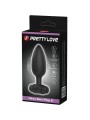 PRETTY LOVE - VIBRA BUTT PLUG 2 ANAL PLUG 10 VIBRAÇÕES PRETO