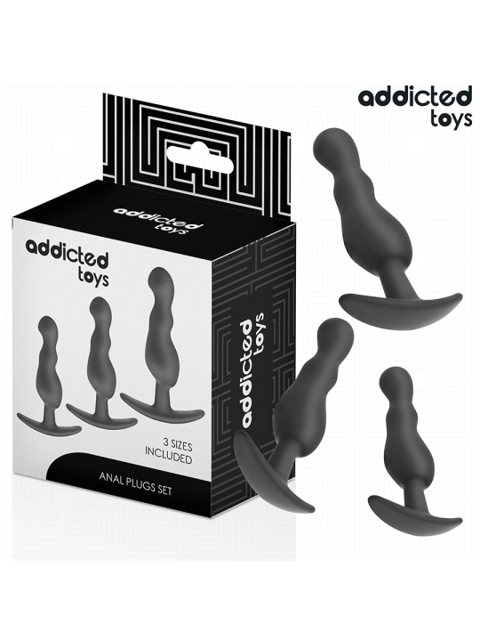 ADDICTED TOYS - SET DI 3 TAPPI ANALI MODELLO 1