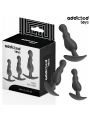 ADDICTED TOYS - SET OF 3 ANAL PLUG SILICONE MODEL 1