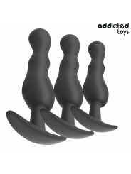 ADDICTED TOYS - CONJUNTO DE 3 PLUG ANAL MODELO 1